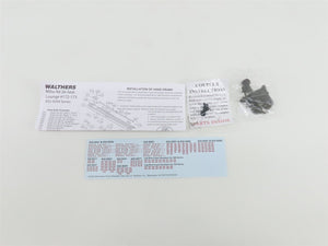 HO Walthers 932-9241 MILW Milwaukee Hiawatha Yellow 26-Seat Tap Lounge Passenger