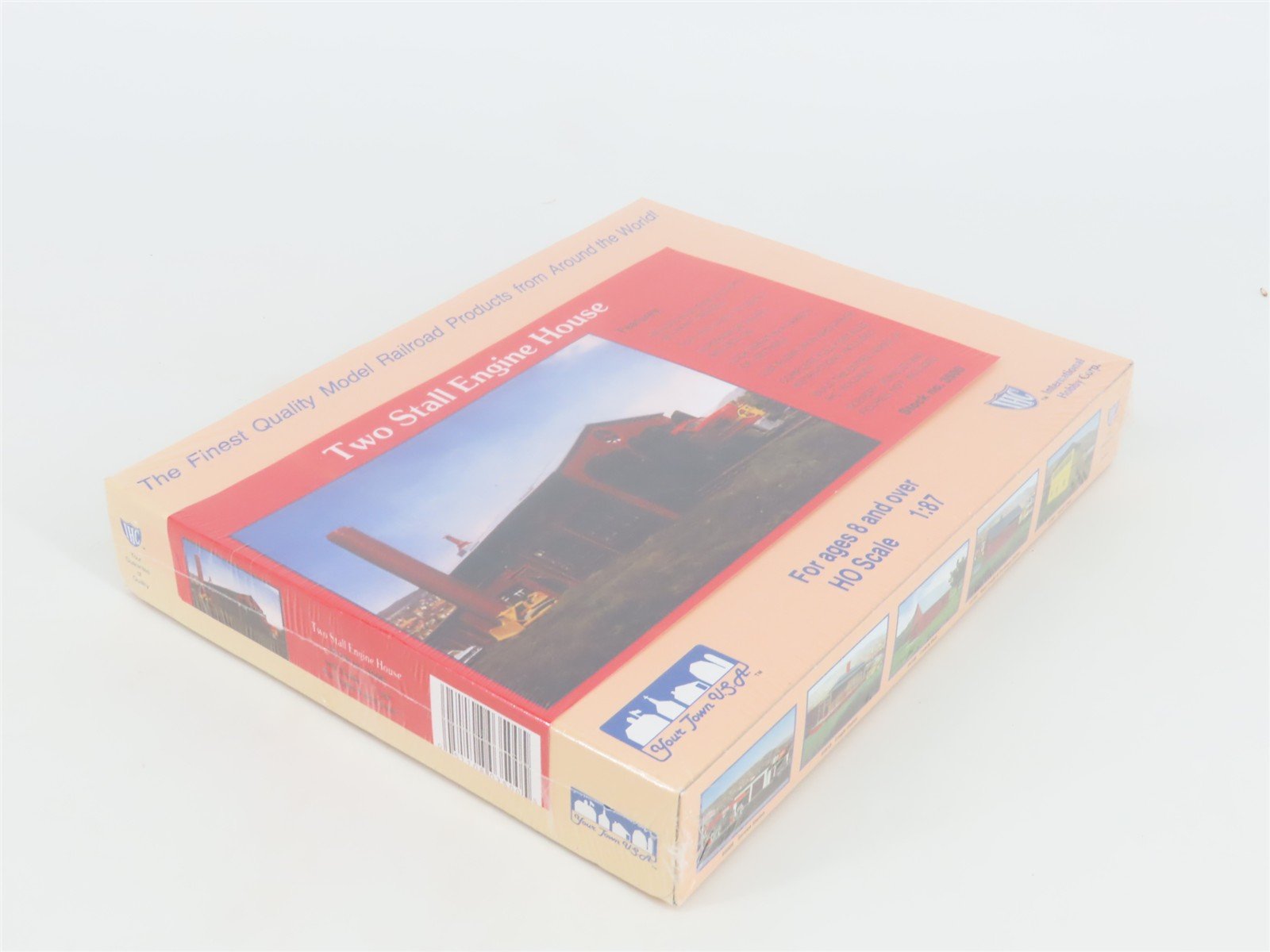 HO 1/87 Scale IHC Your Town USA Kit #3500 Two Stall Engine House - SEALED