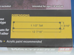HO Walthers Cornerstone Kit #933-4508 Single-Track 90' Deck Girder Bridge SEALED