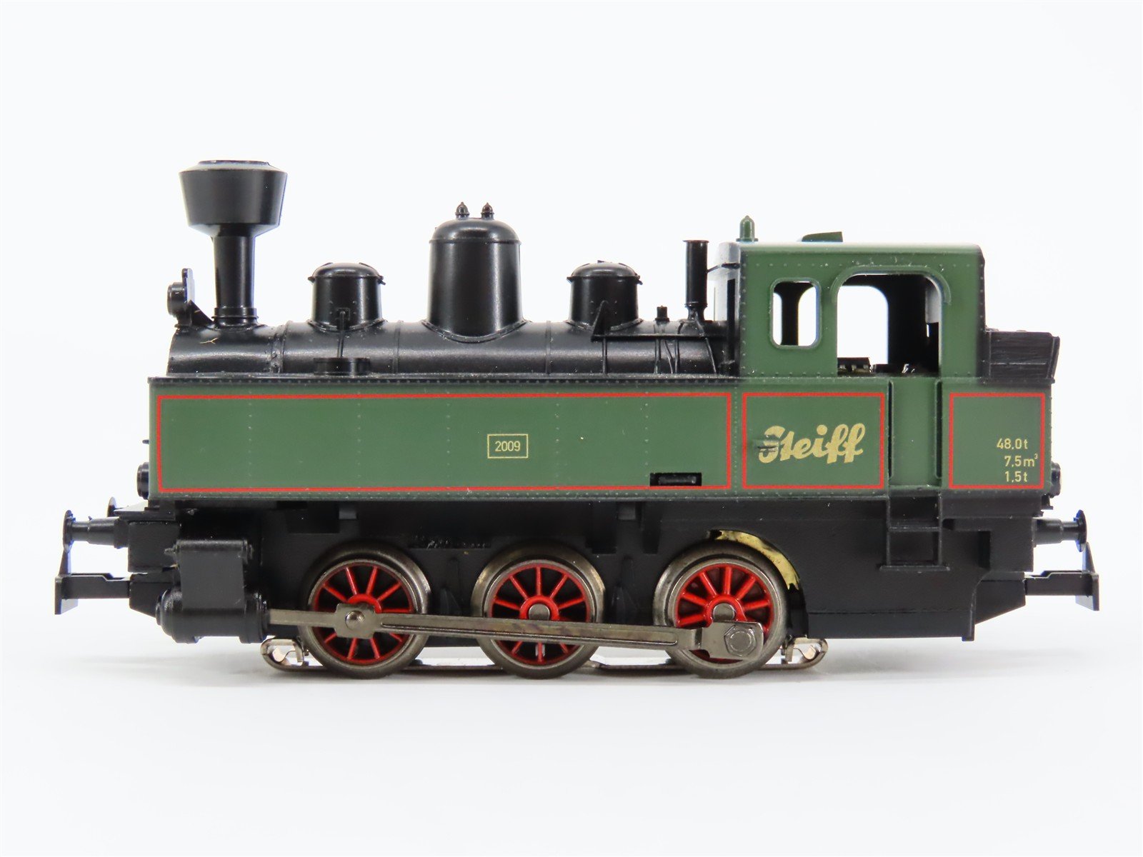 HO Scale 3-Rail AC Marklin Steiff 0-6-0T Tank Steam Locomotive #2009