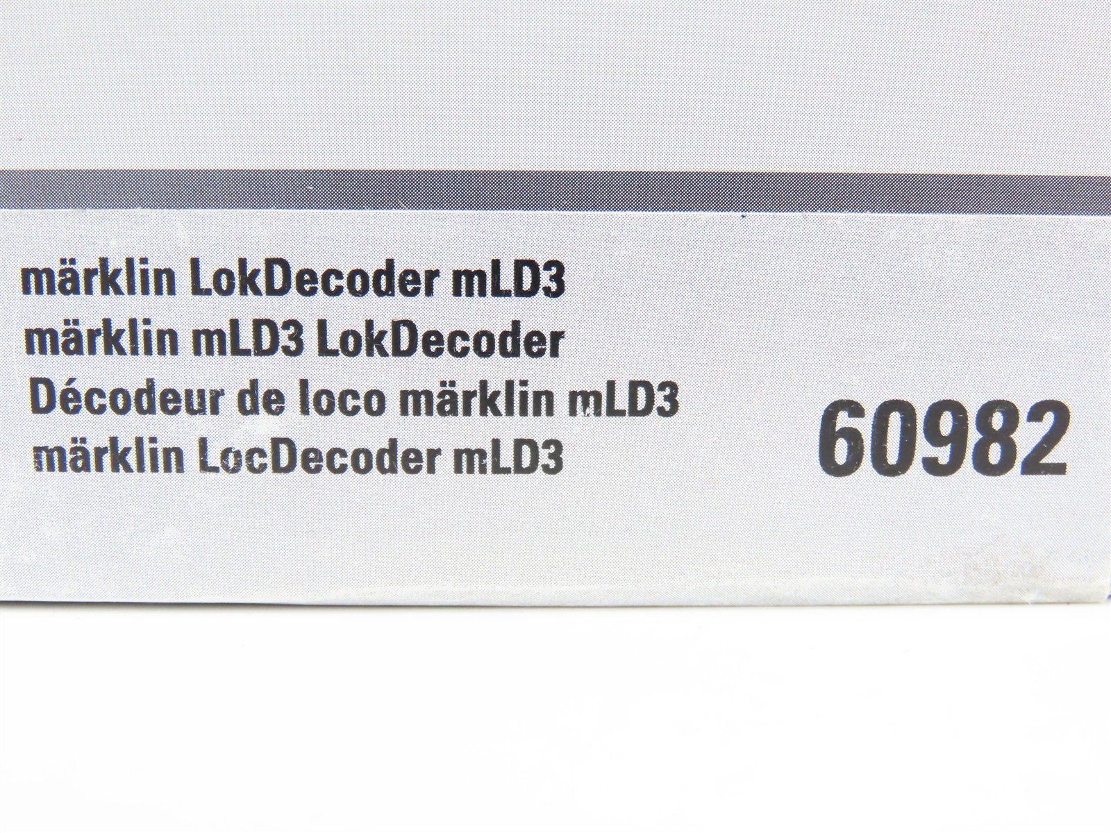Marklin Digital 60982 LokDecoder mLD3 DCC/mfx/MM1/MM2 Mobile Decoder - SEALED