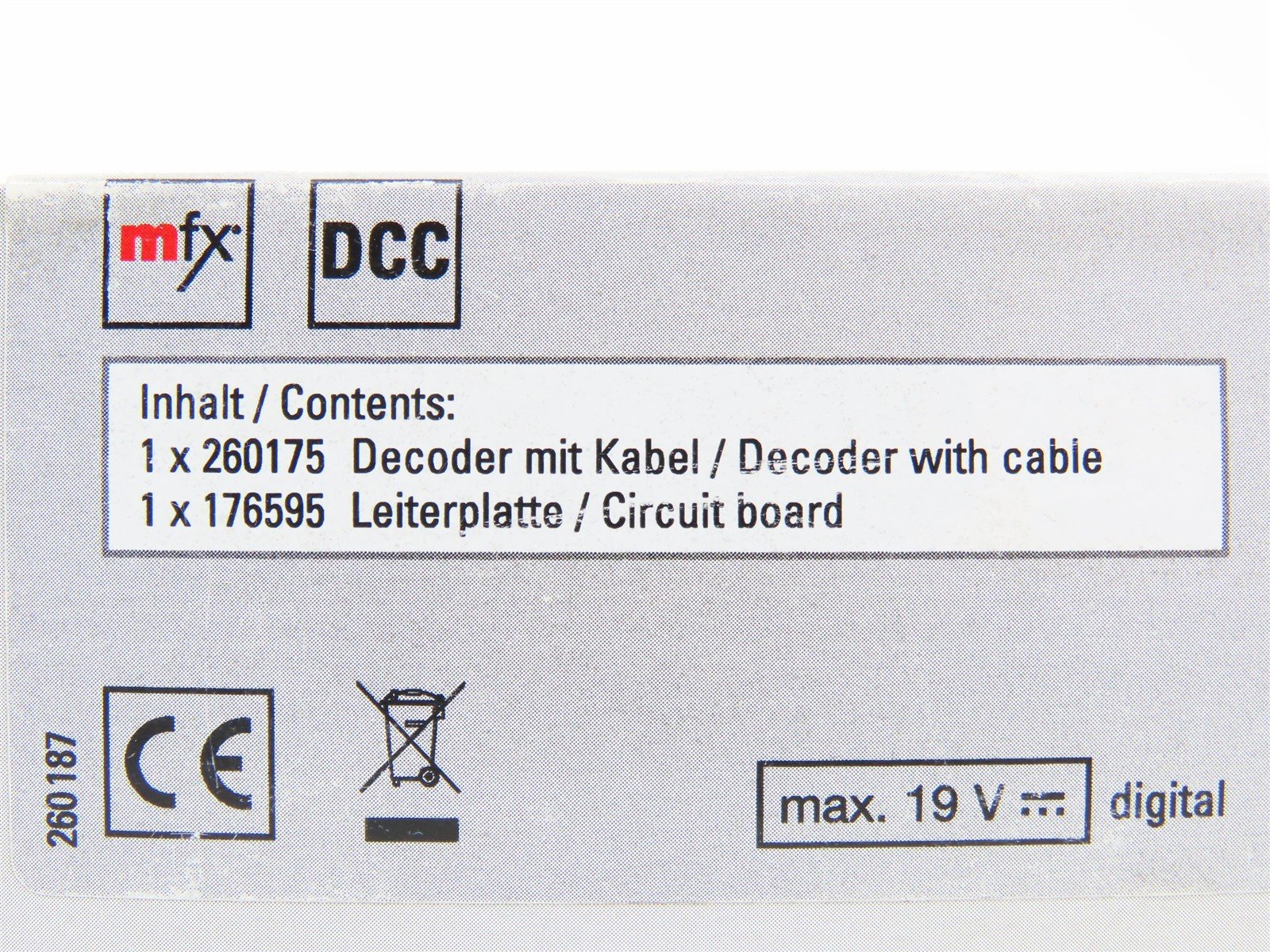 Marklin Digital 60982 LokDecoder mLD3 DCC/mfx/MM1/MM2 Mobile Decoder - SEALED
