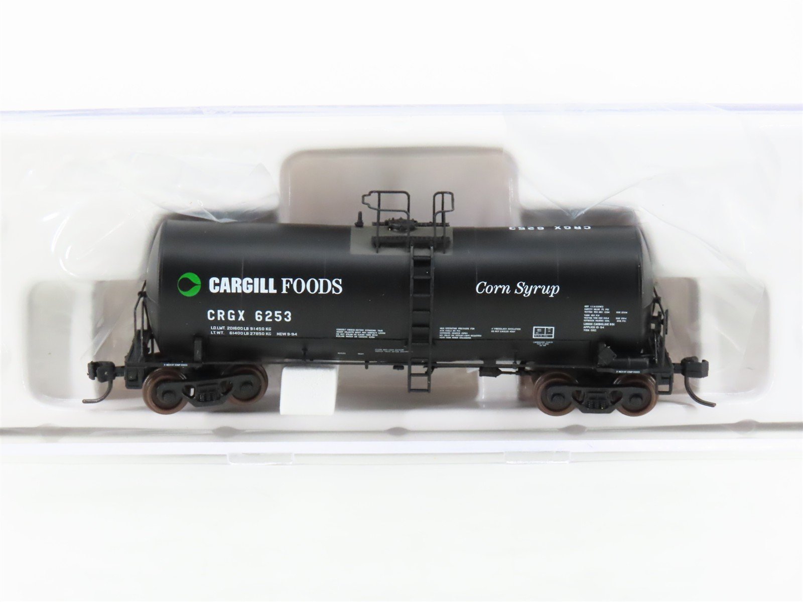 N Scale Atlas 40302 CRGX Cargill Foods 17,600 Gallon Corn Syrup Tank Car #6253