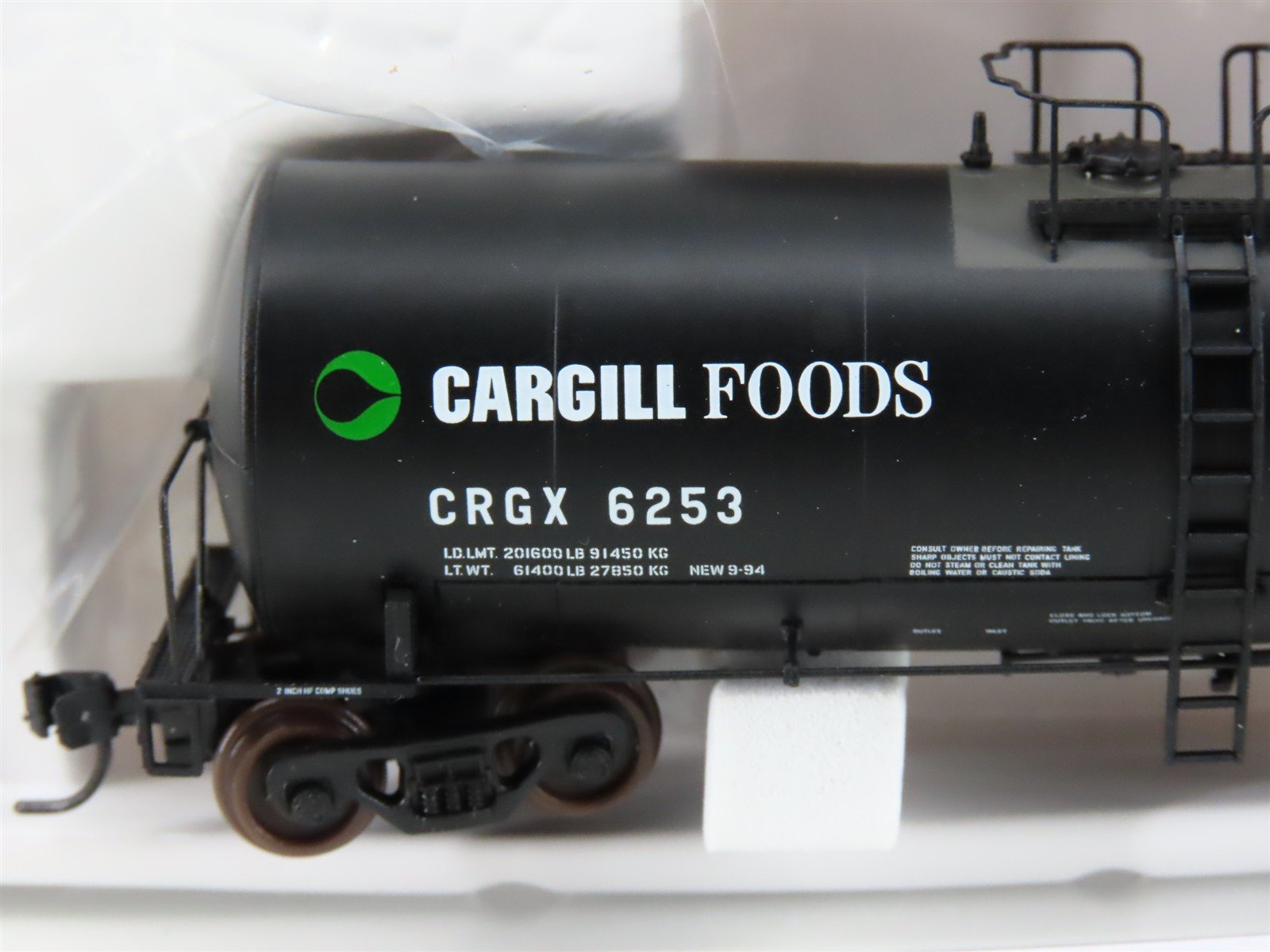 N Scale Atlas 40302 CRGX Cargill Foods 17,600 Gallon Corn Syrup Tank Car #6253