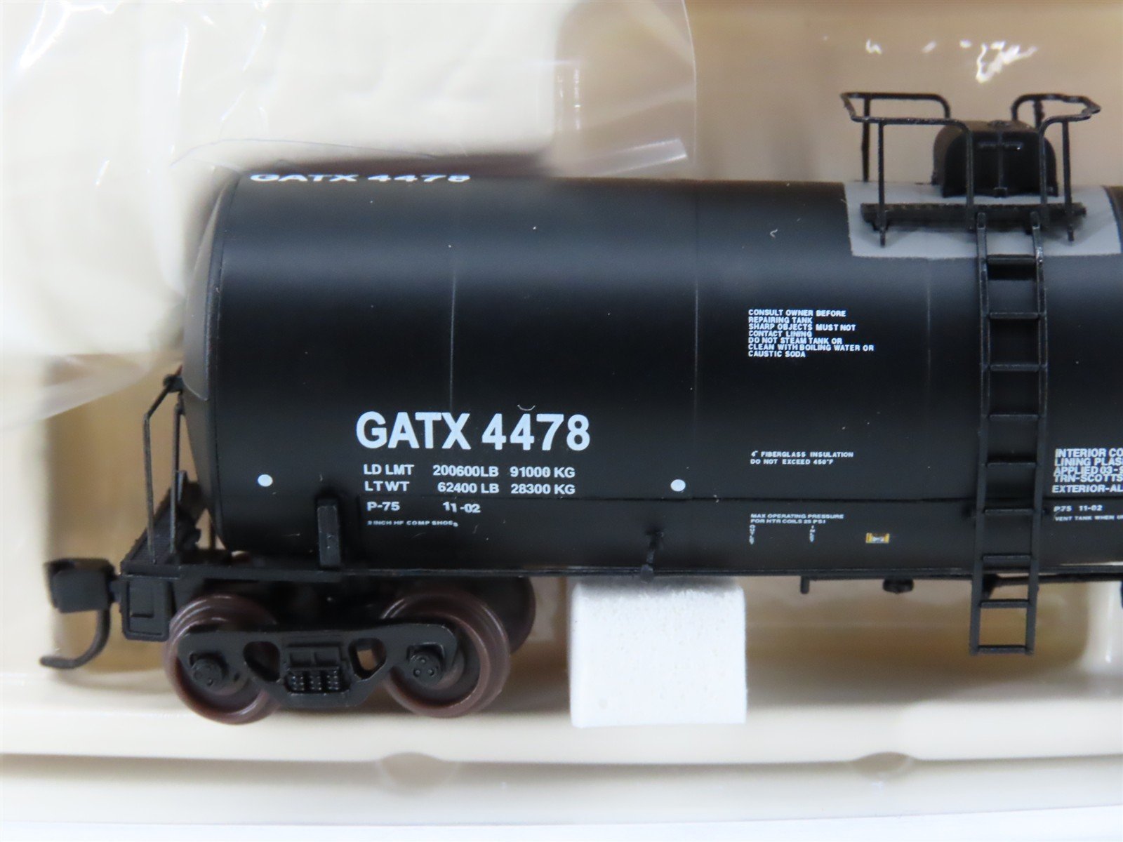 N Scale Atlas 40324 GATX Casco 17,600 Gallon Corn Syrup Tank Car #4478