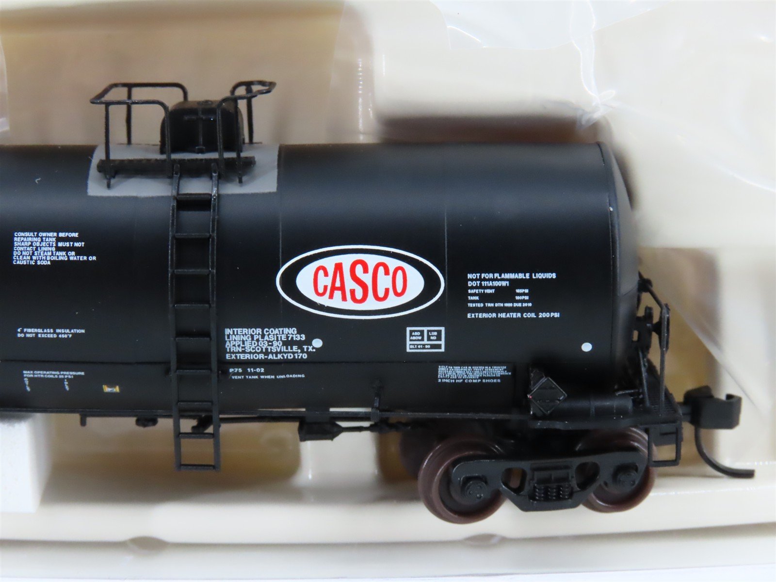 N Scale Atlas 40324 GATX Casco 17,600 Gallon Corn Syrup Tank Car #4478