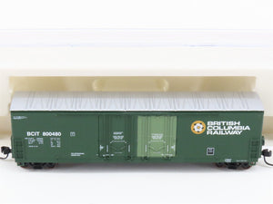 N Atlas 31204 BCIT British Columbia Railway 53' Double Plug Door Box Car #800480