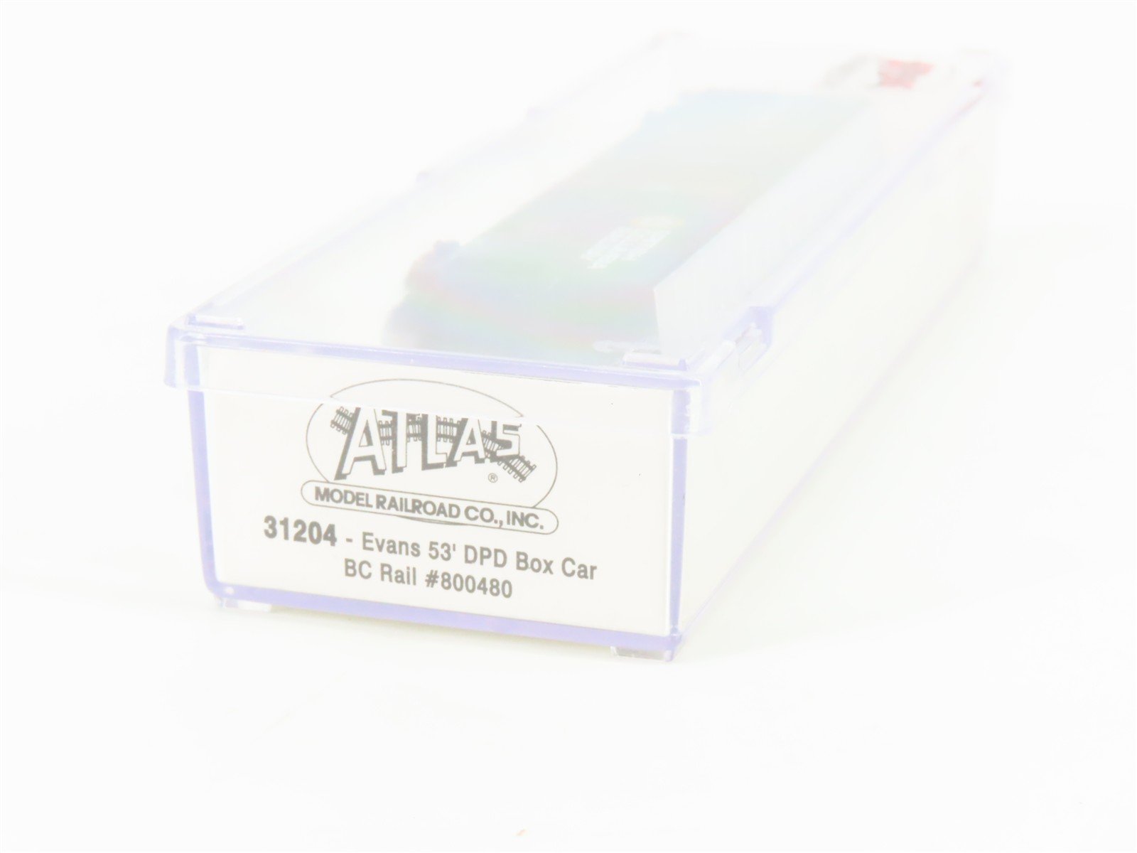 N Atlas 31204 BCIT British Columbia Railway 53' Double Plug Door Box Car #800480