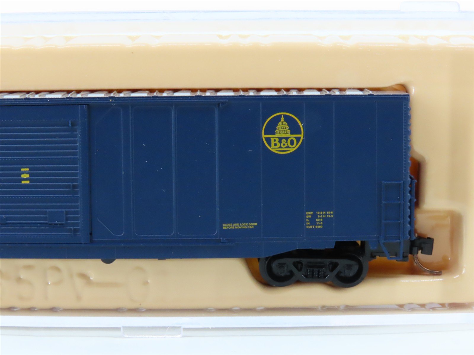 N Scale Atlas 37201 B&O Baltimore & Ohio 60' Auto Parts Box Car #489942