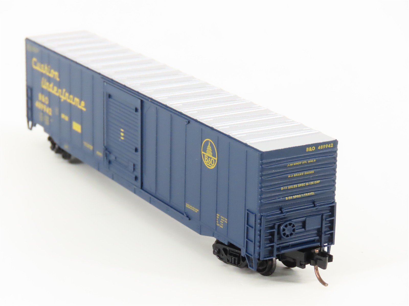 N Scale Atlas 37201 B&O Baltimore & Ohio 60' Auto Parts Box Car #489942