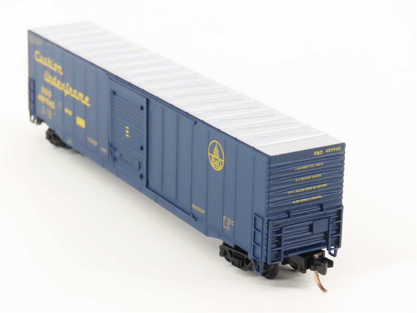 N Scale Atlas 37201 B&O Baltimore & Ohio 60' Auto Parts Box Car #489942