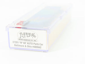 N Scale Atlas 37201 B&O Baltimore & Ohio 60' Auto Parts Box Car #489942