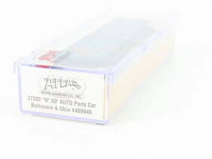 N Scale Atlas 37202 B&O Baltimore & Ohio Railroad 60' Auto Parts Box Car #489946