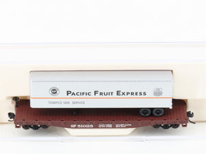 N Scale Atlas 37763 SP Southern Pacific Flat Car #510115 w/ PFE Trailer
