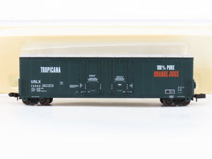 N Scale Atlas 31051 USLX Tropicana Orange Juice Double Plug Door Box Car #13062