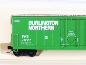 N Scale Atlas 31021 FWD BN Burlington Northern Double Plug Door Box Car #750047