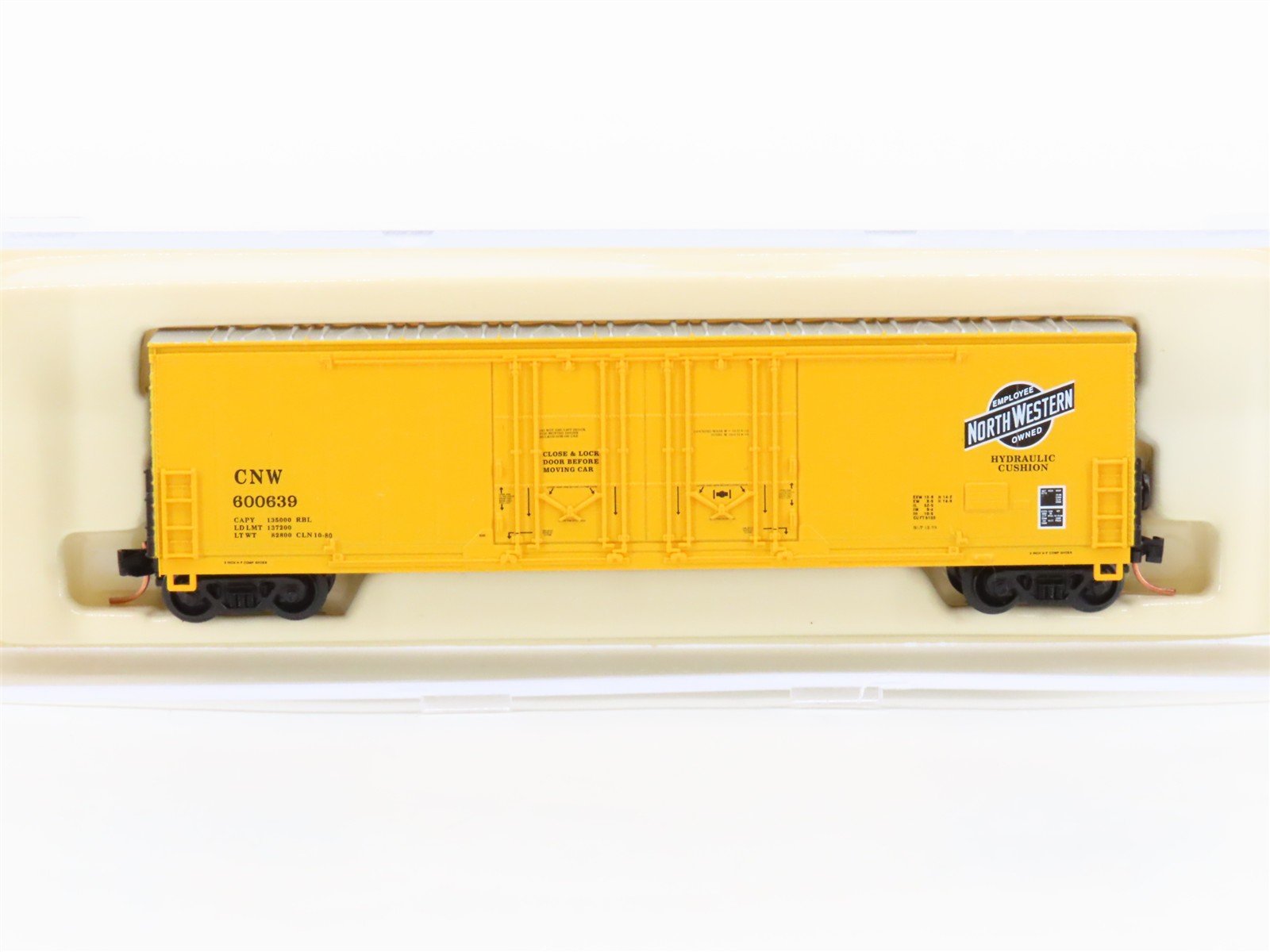 N Scale Atlas 31031 CNW Chicago North Western Double Plug Door Box Car #600639