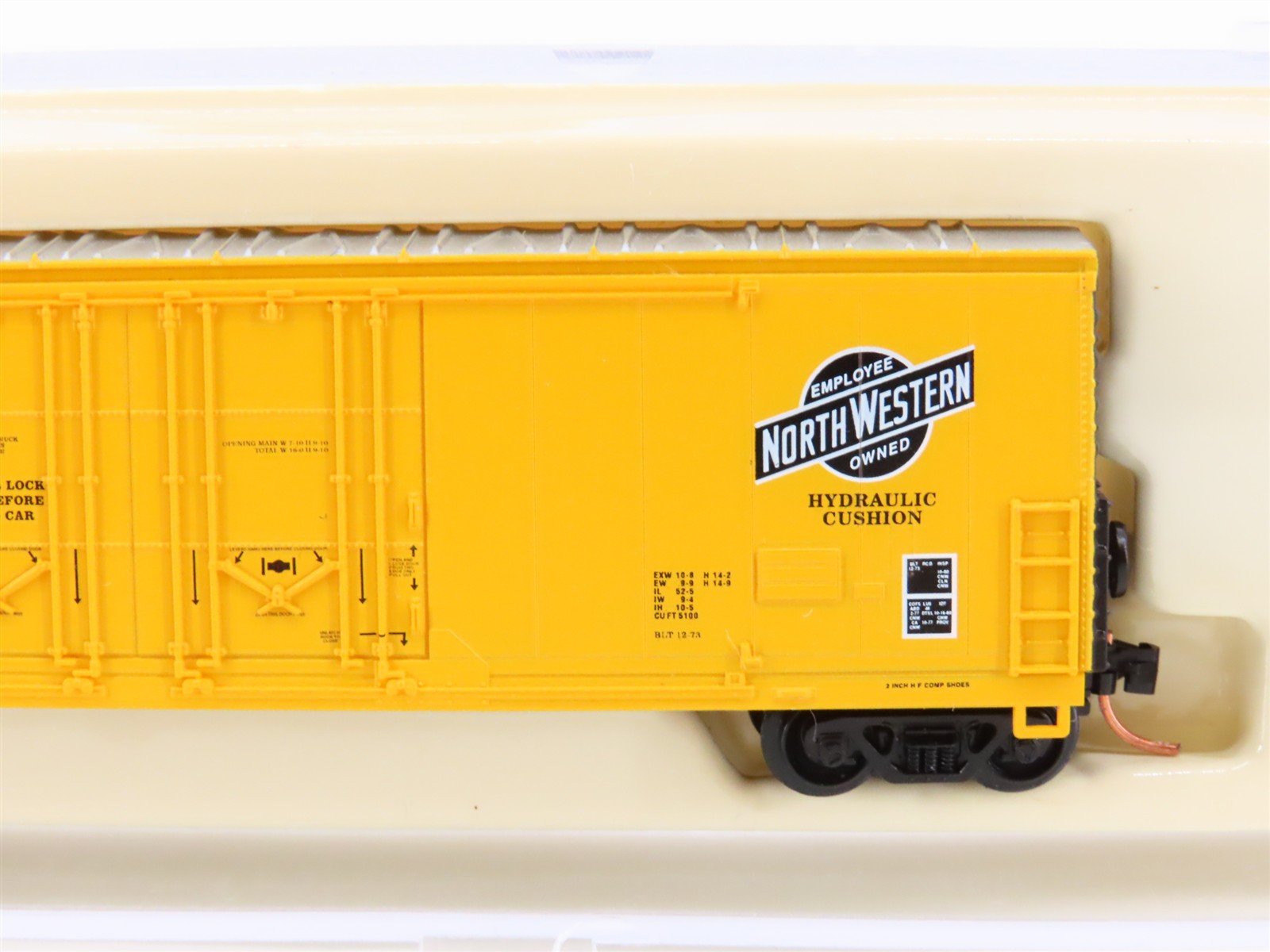 N Scale Atlas 31031 CNW Chicago North Western Double Plug Door Box Car #600639