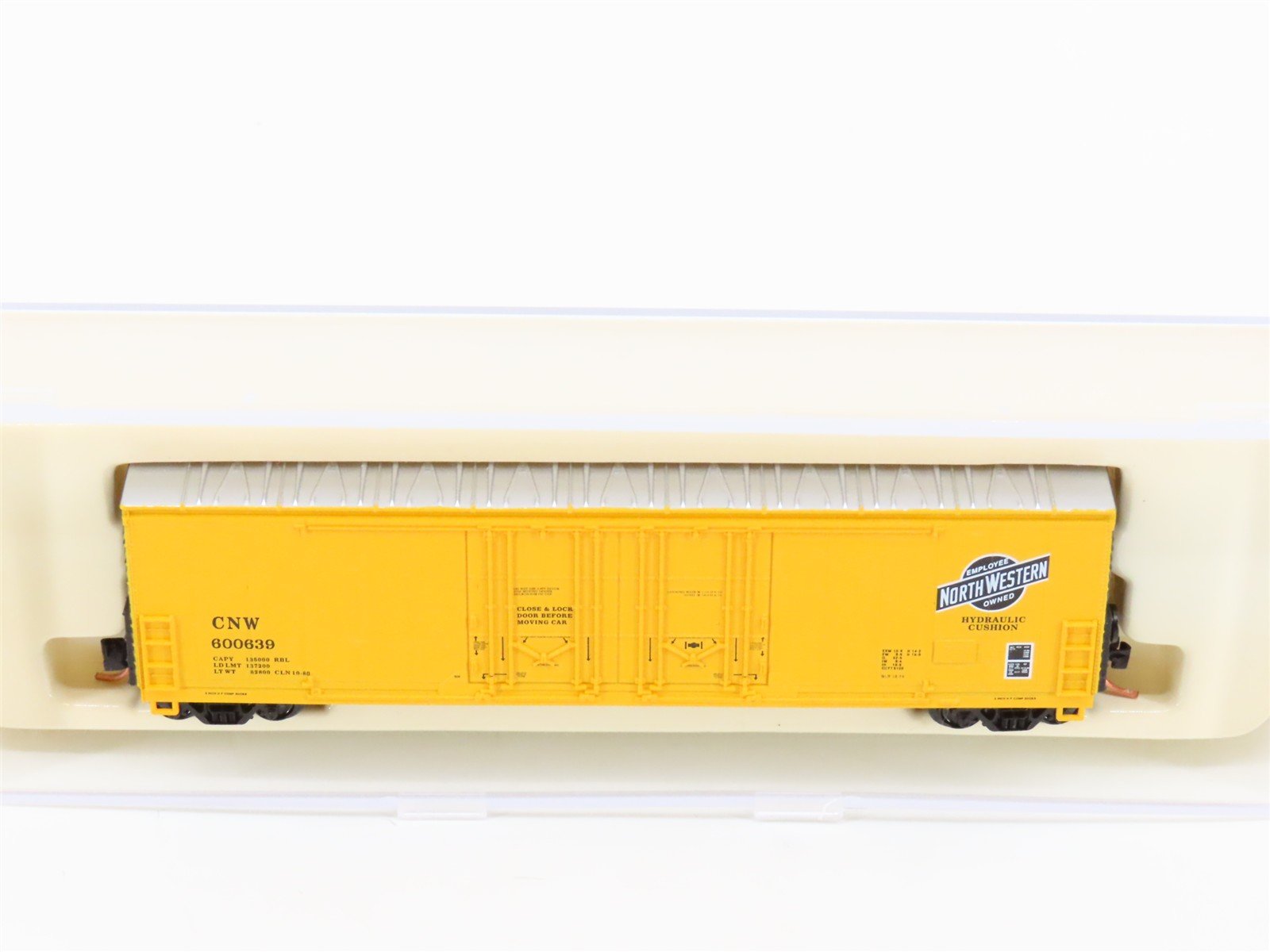 N Scale Atlas 31031 CNW Chicago North Western Double Plug Door Box Car #600639