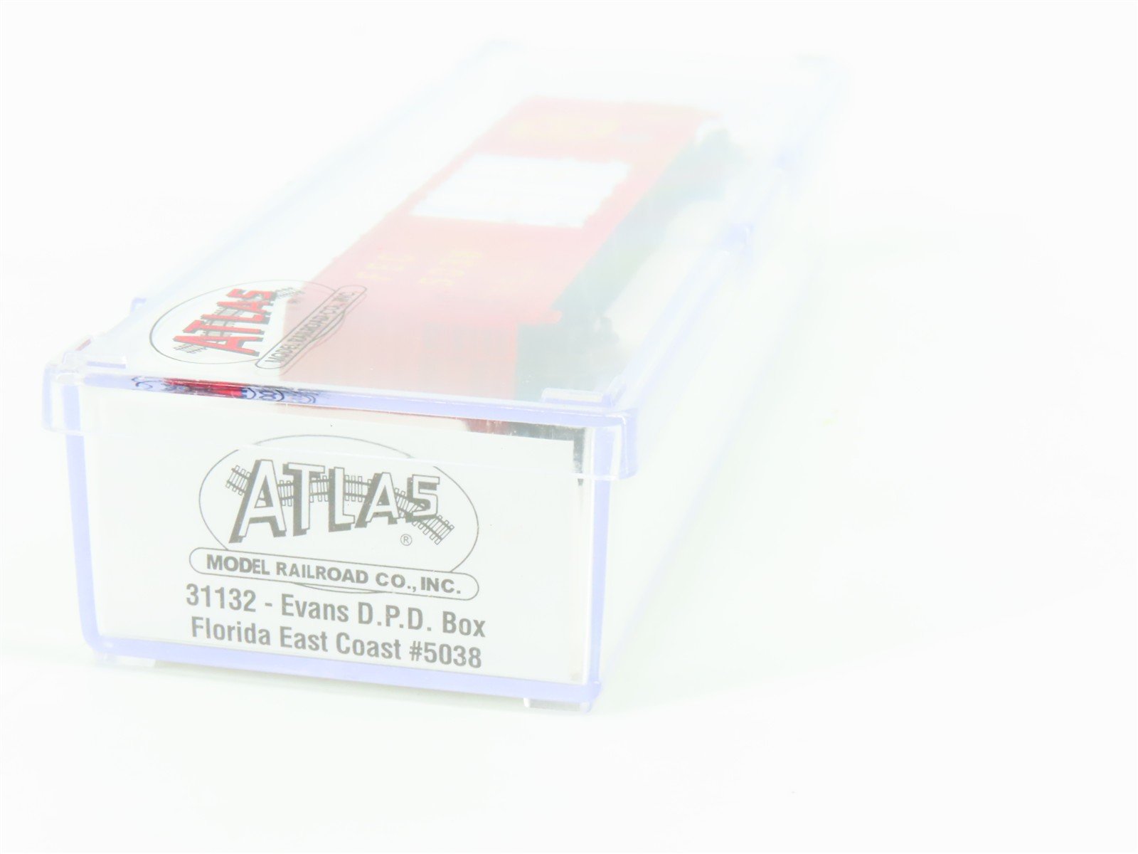 N Scale Atlas 31132 FEC Florida East Coast Double Plug Door Box Car #5038