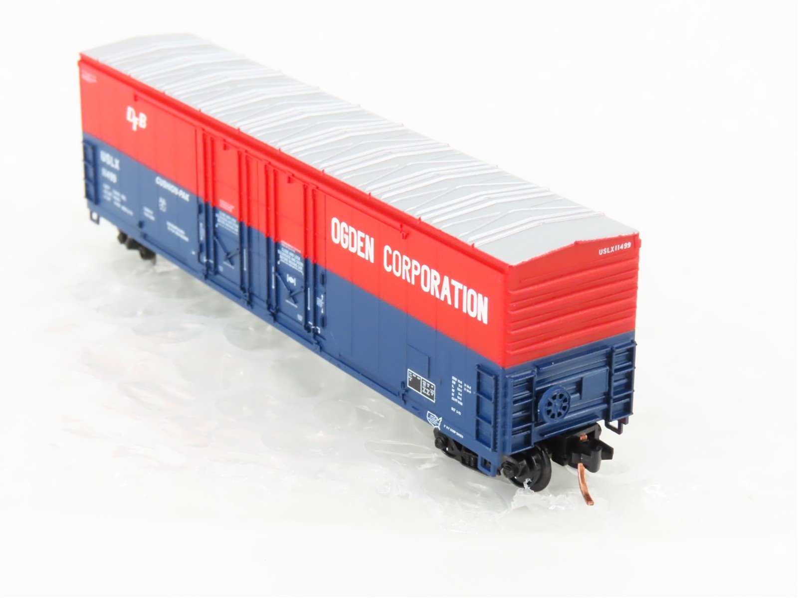 N Scale Atlas 31101 USLX Ogden Corporation Double Plug Door Box Car #11499