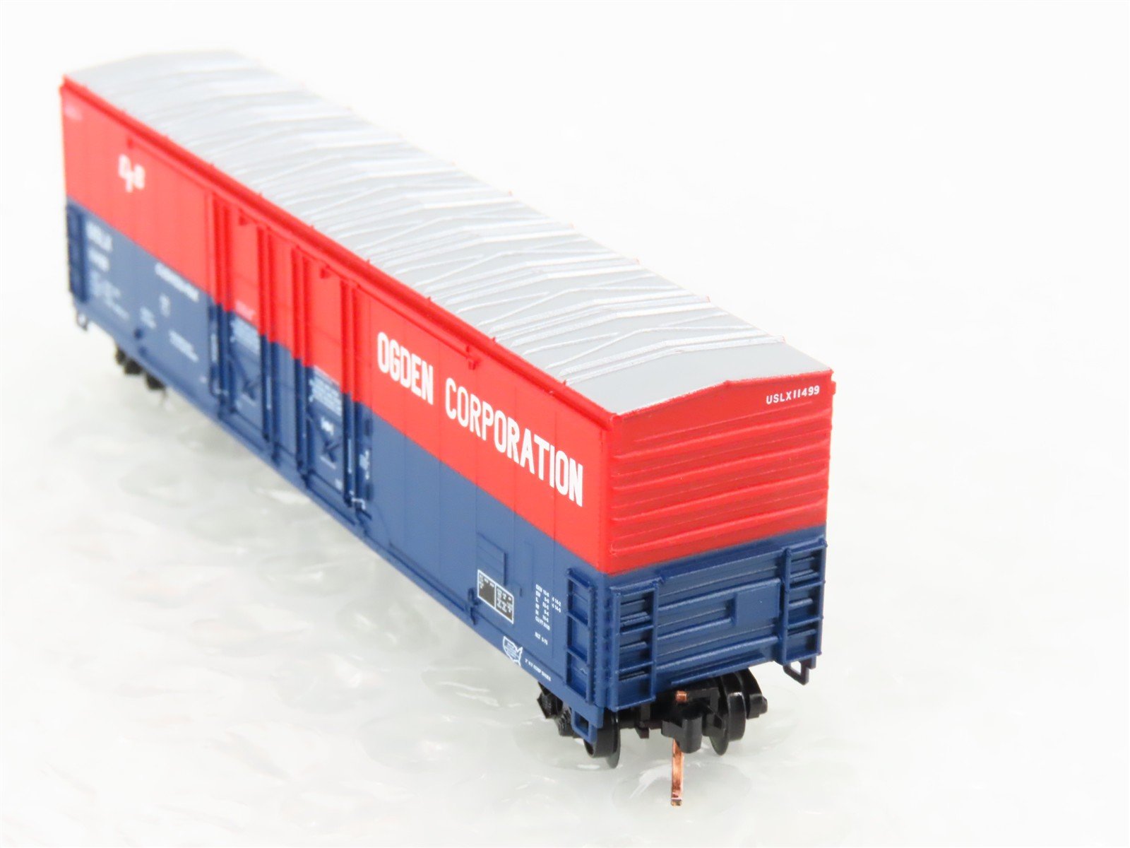N Scale Atlas 31101 USLX Ogden Corporation Double Plug Door Box Car #11499