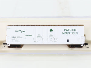 N Scale Atlas 31182 USLX Patrick Industries Double Plug Door Box Car #11207