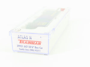 N Scale Atlas Trainman 39951 WA SCL/L&N Family Lines System 50' 6