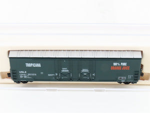 N Scale Atlas 5850C USLX Tropicana Orange Juice Double Plug Door Box Car #13087