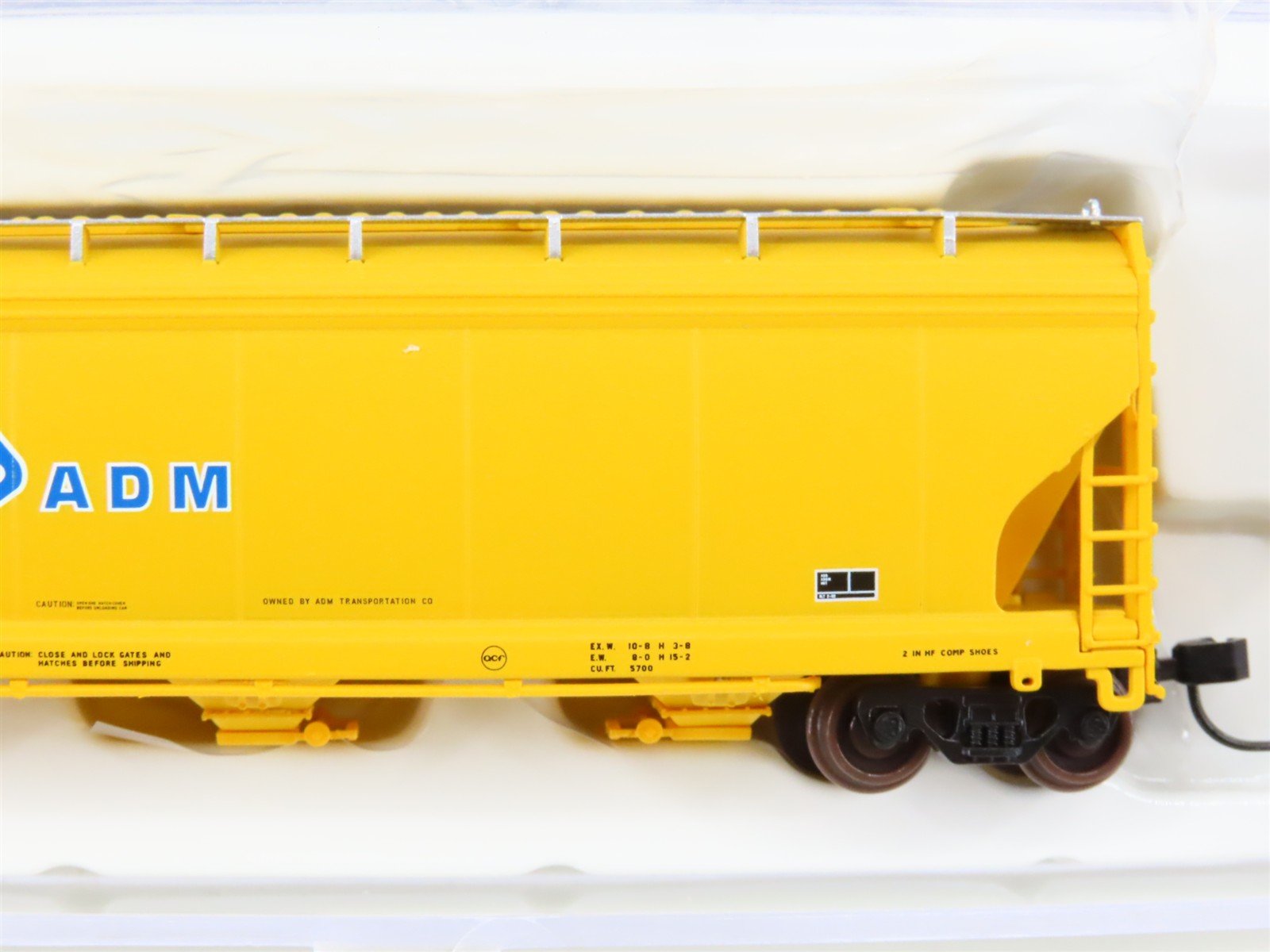 N Scale Atlas 50000072 ADMX Grain 4-Bay Covered Hopper #75126