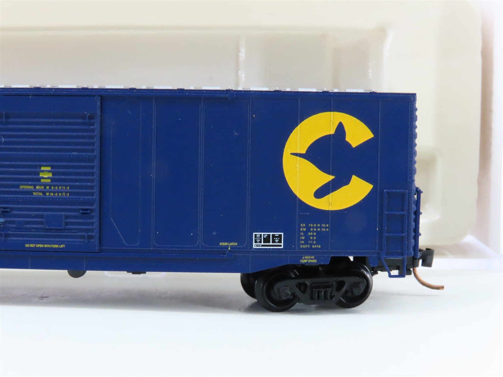 N Scale Atlas 36812 C&O Chessie System 60' Double Door Box Car #488749