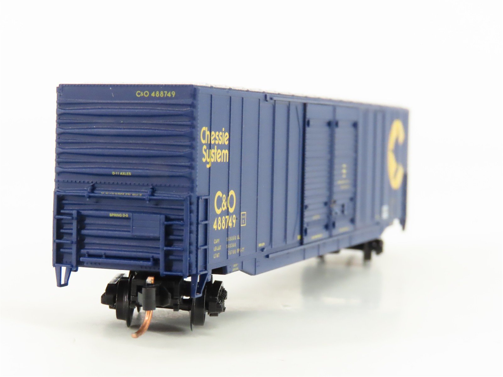 N Scale Atlas 36812 C&O Chessie System 60' Double Door Box Car #488749