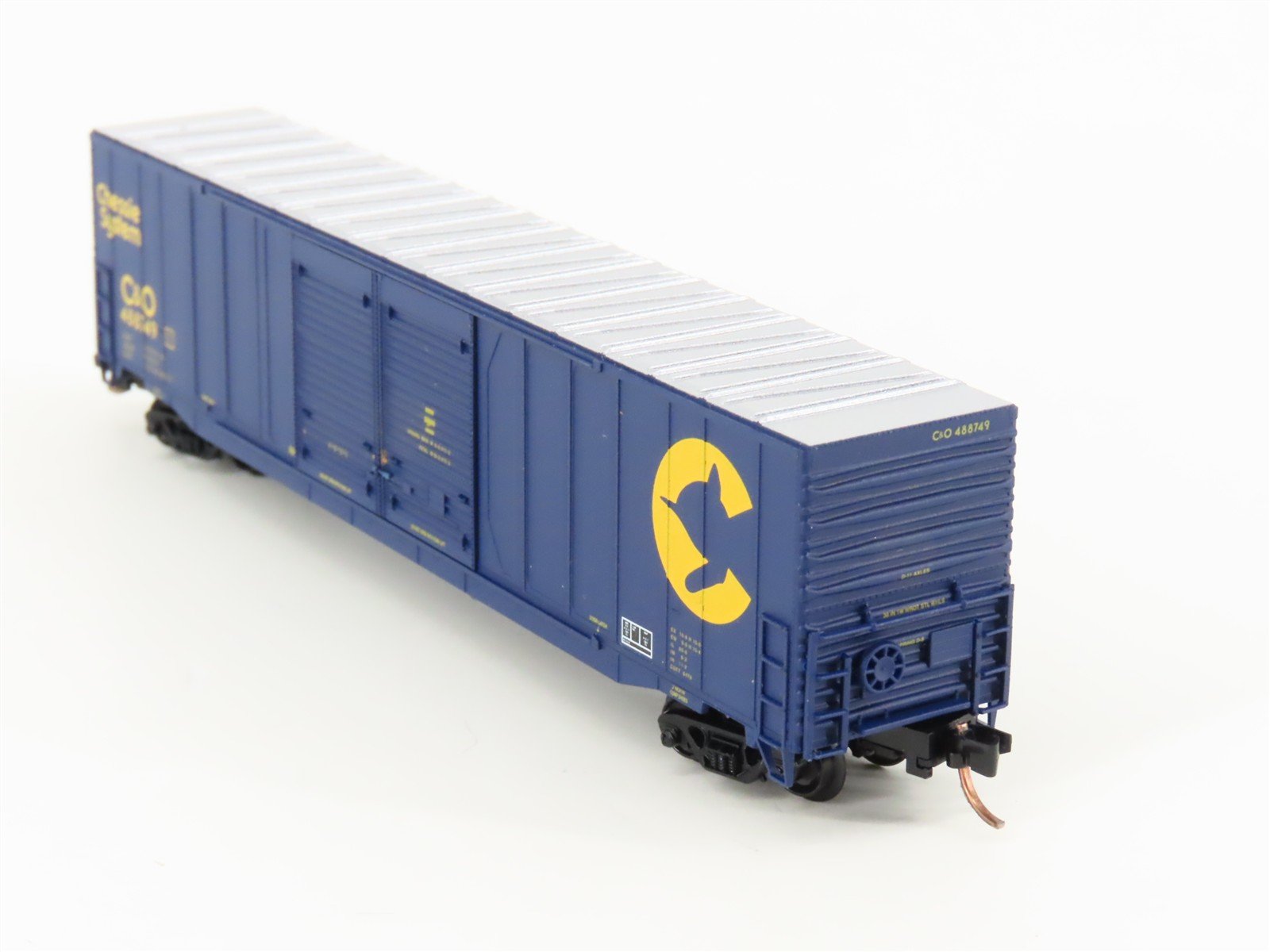 N Scale Atlas 36812 C&O Chessie System 60' Double Door Box Car #488749