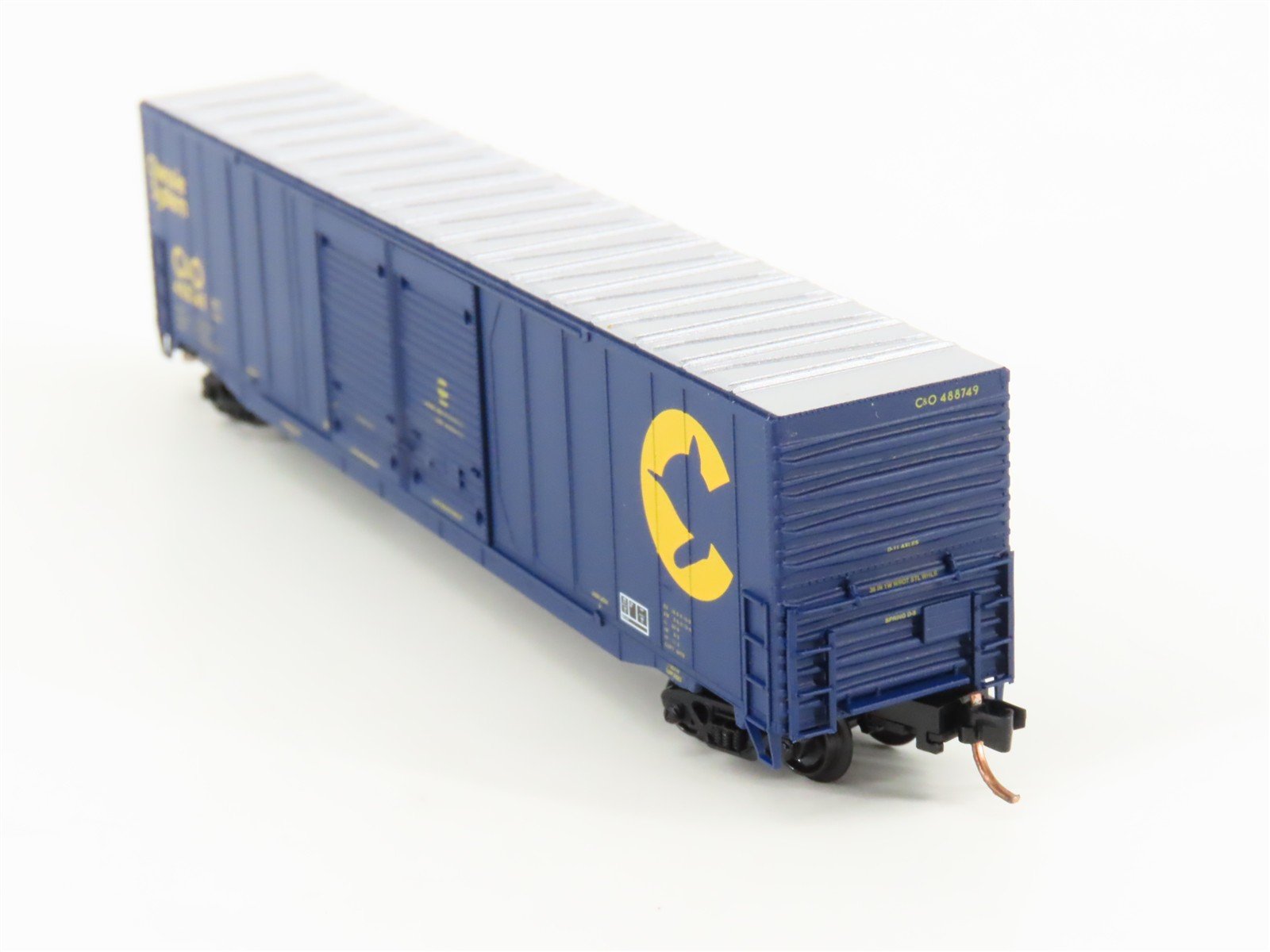N Scale Atlas 36812 C&O Chessie System 60' Double Door Box Car #488749