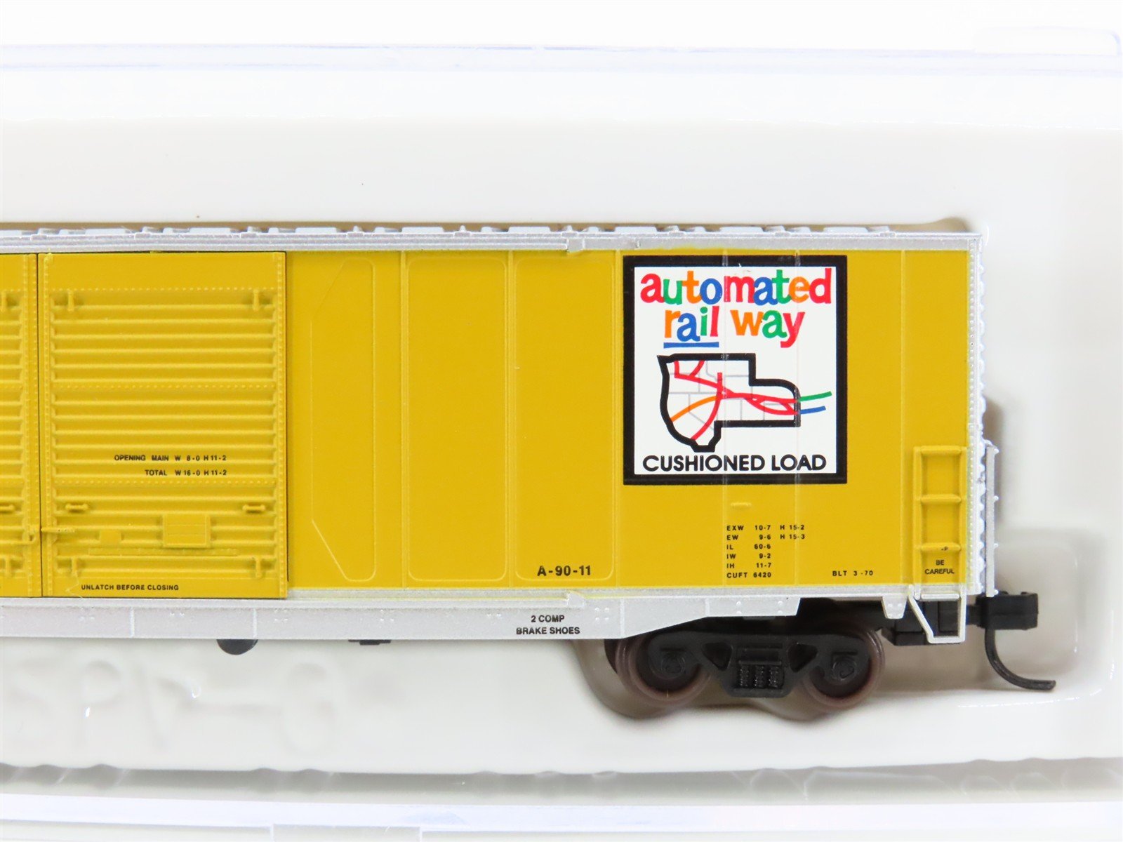 N Scale Atlas 36861 UP Union Pacific Railroad 60' Double Door Box Car #960566