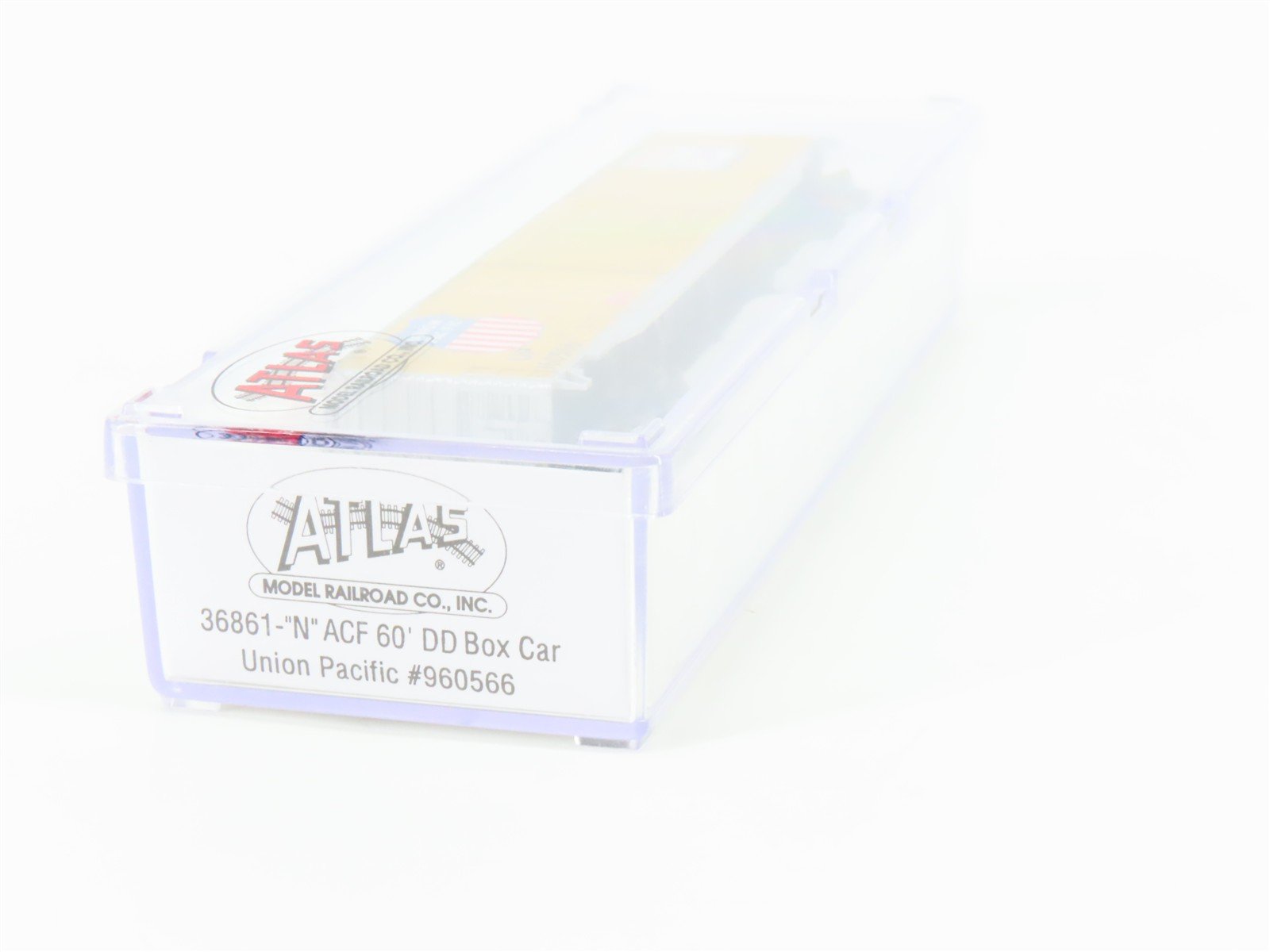 N Scale Atlas 36861 UP Union Pacific Railroad 60' Double Door Box Car #960566