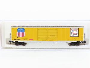 N Scale Atlas 36862 UP Union Pacific Railroad 60' Double Door Box Car #960568