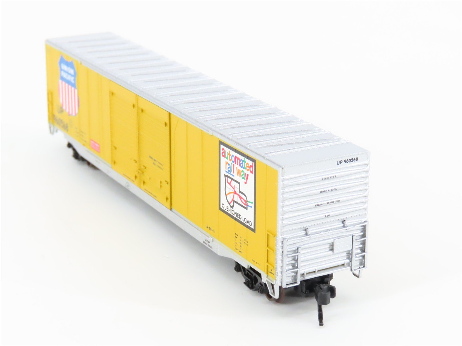 N Scale Atlas 36862 UP Union Pacific Railroad 60' Double Door Box Car #960568