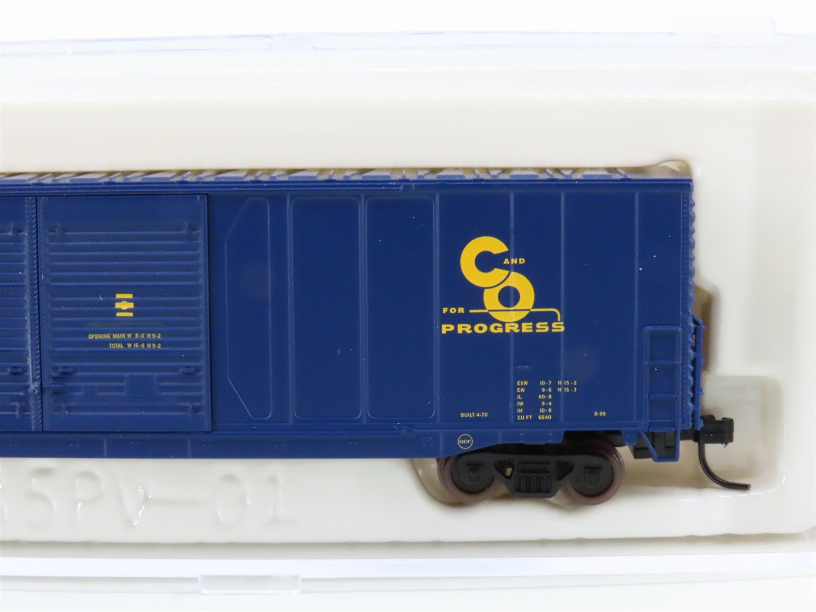 N Scale Atlas 36881 C&O Chesapeake & Ohio 60' Double Door Box Car #488708