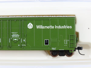N Atlas 31321 USLX Willamette Industries 53' Double Plug Door Box Car #19001