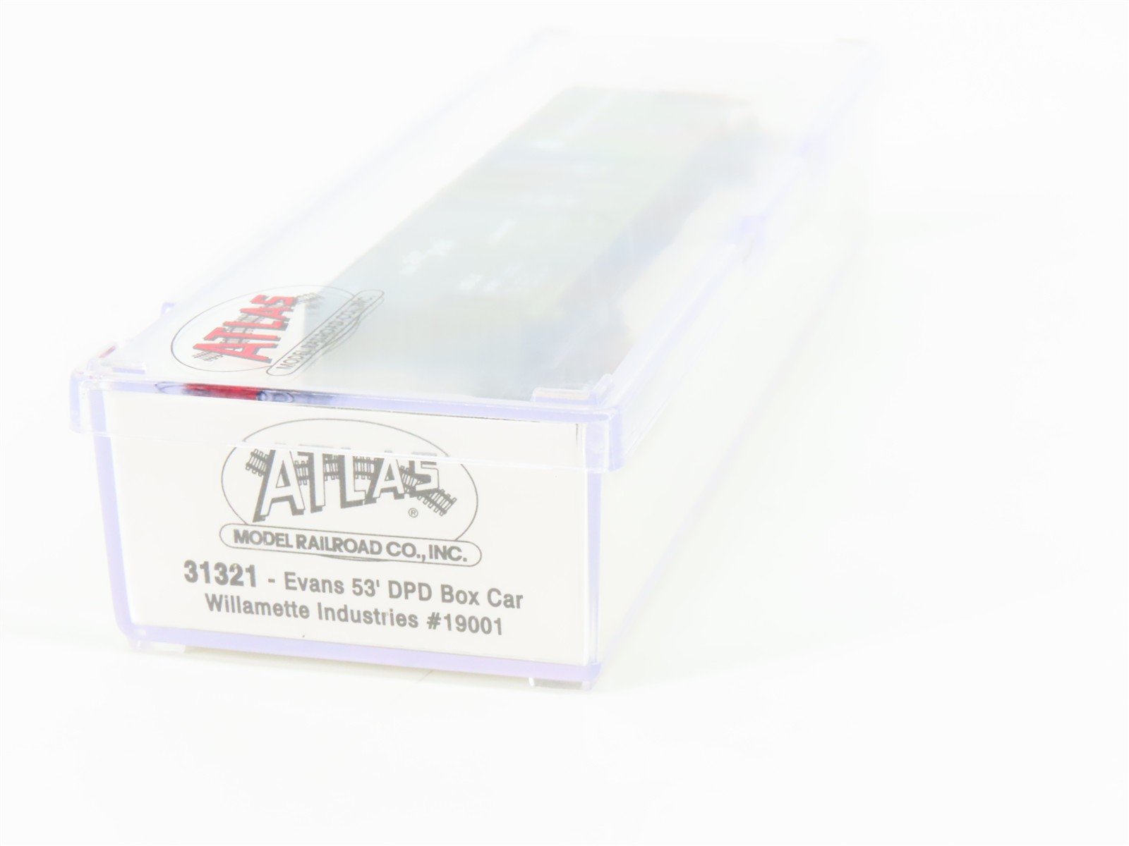 N Atlas 31321 USLX Willamette Industries 53' Double Plug Door Box Car #19001