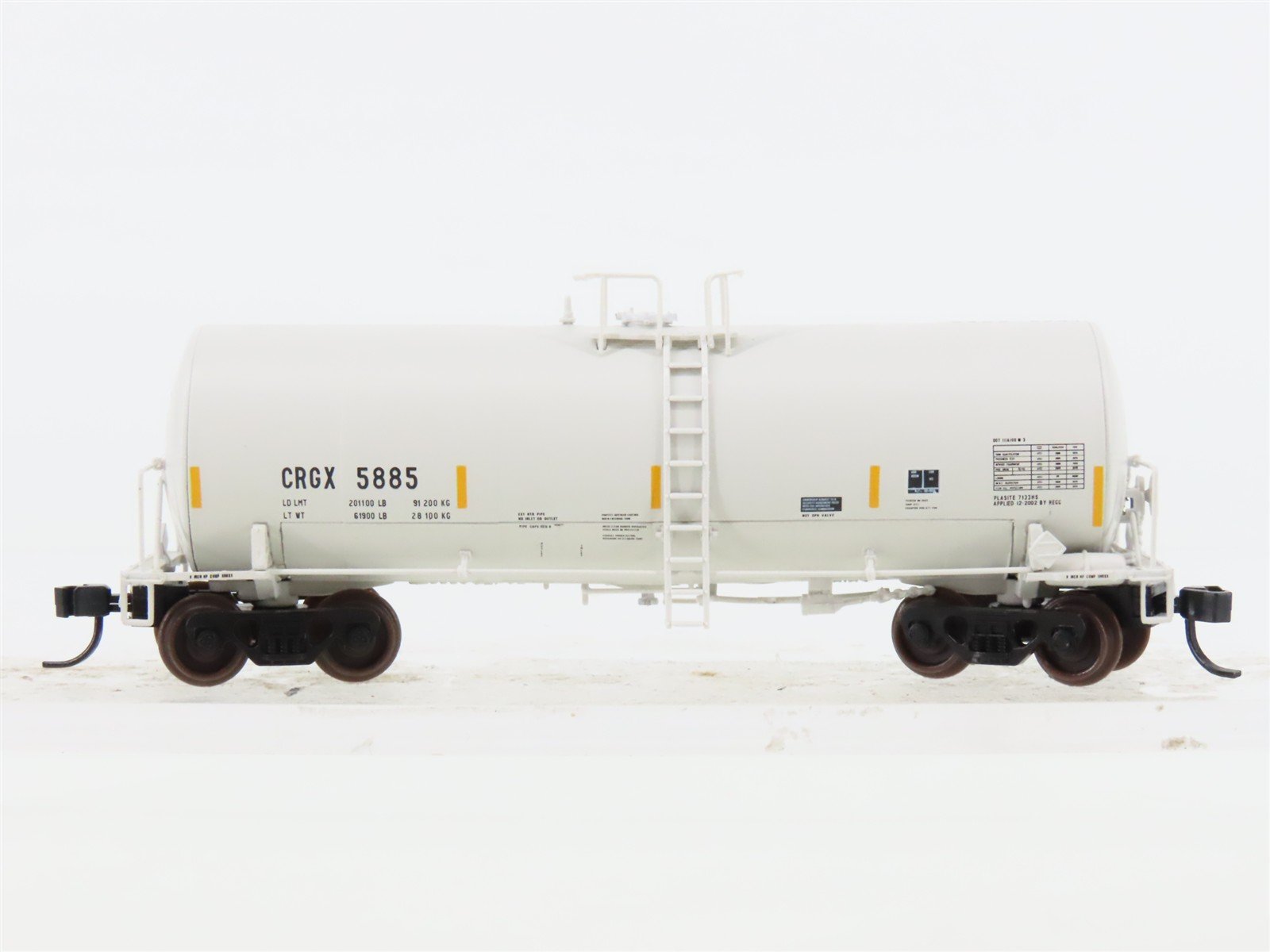 N Scale Atlas 40383 CRGX Cargill 17,600 Gallon Corn Syrup Tank Car #5885