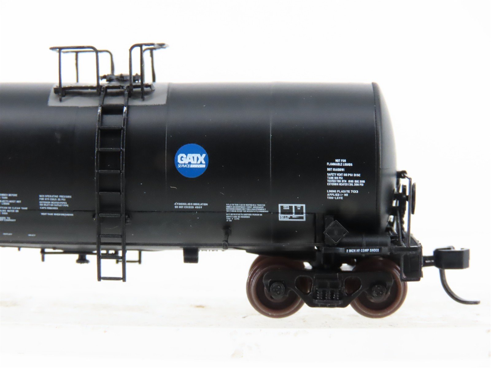 N Scale Atlas 40335 GATX Service Driven 17,600 Gallon Corn Syrup Tank Car #4459