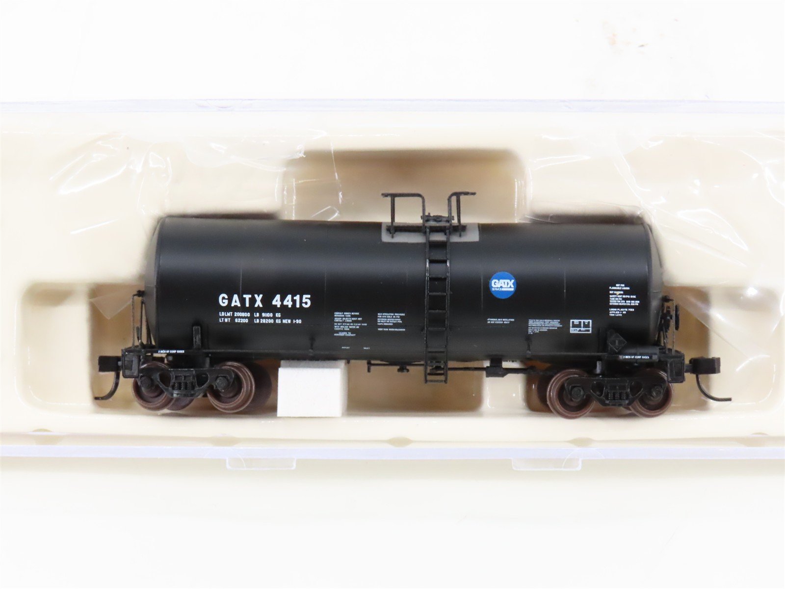 N Scale Atlas 40333 GATX Service Driven 17,600 Gallon Corn Syrup Tank Car #4415