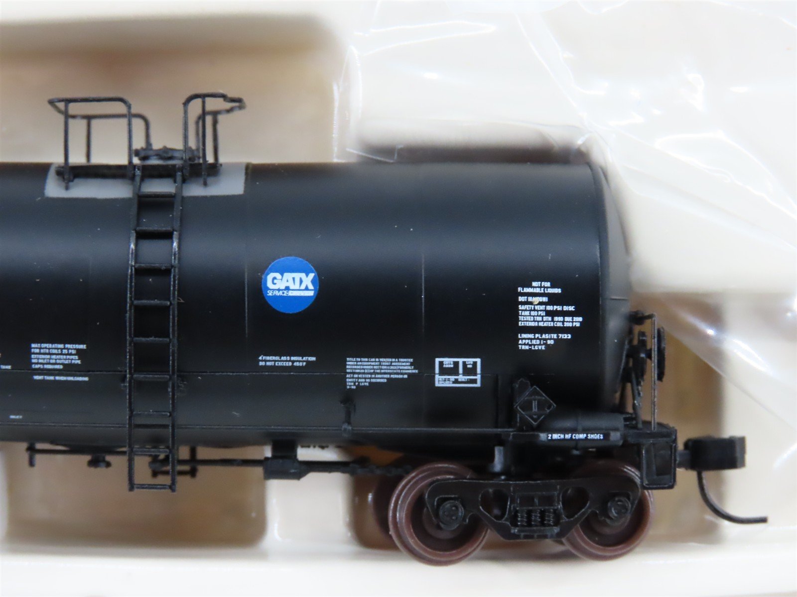 N Scale Atlas 40333 GATX Service Driven 17,600 Gallon Corn Syrup Tank Car #4415