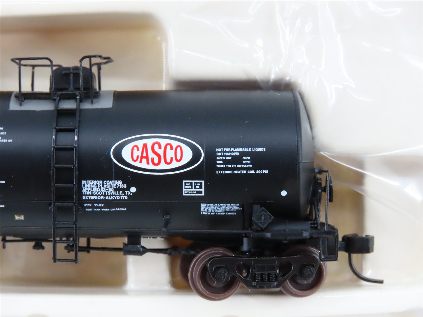 N Scale Atlas 40326 GATX CASCO 17,600 Gallon Corn Syrup Tank Car #4547