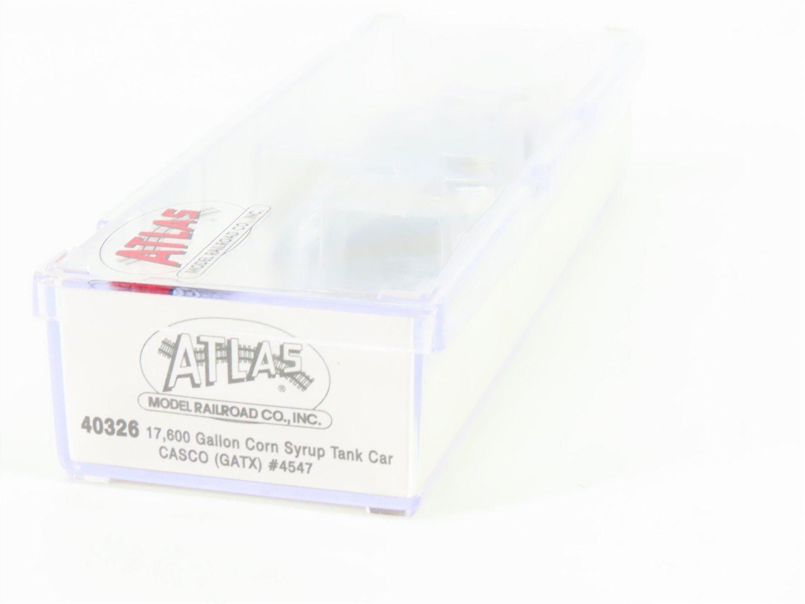 N Scale Atlas 40326 GATX CASCO 17,600 Gallon Corn Syrup Tank Car #4547