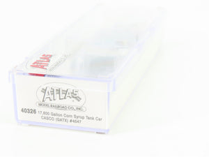 N Scale Atlas 40326 GATX CASCO 17,600 Gallon Corn Syrup Tank Car #4547