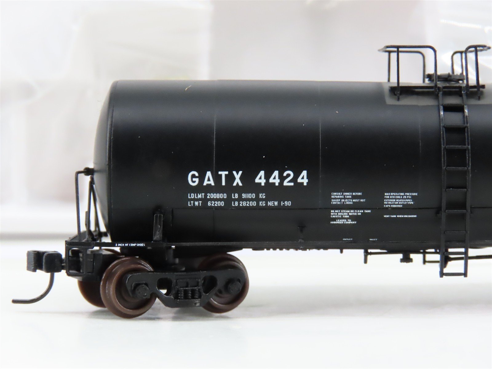 N Scale Atlas 40331 GATX Service Driven 17,600 Gallon Corn Syrup Tank Car #4424