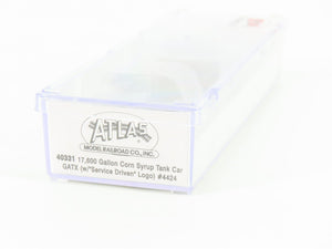 N Scale Atlas 40331 GATX Service Driven 17,600 Gallon Corn Syrup Tank Car #4424